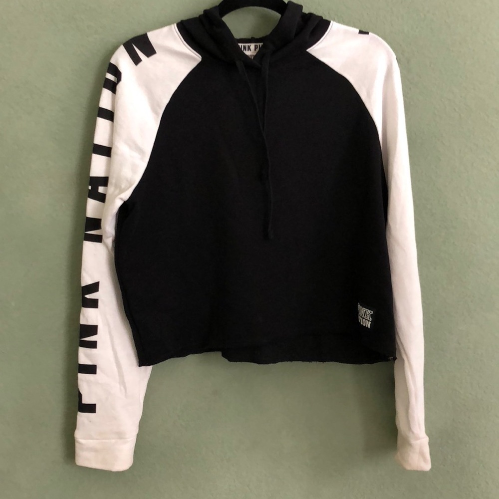 PINK NATION Crop Sweatshirt